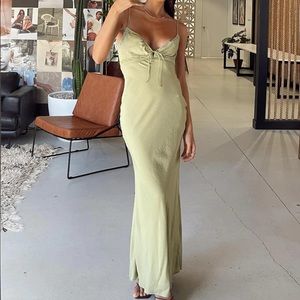 Emily Maxi Dress Green Princess Polly